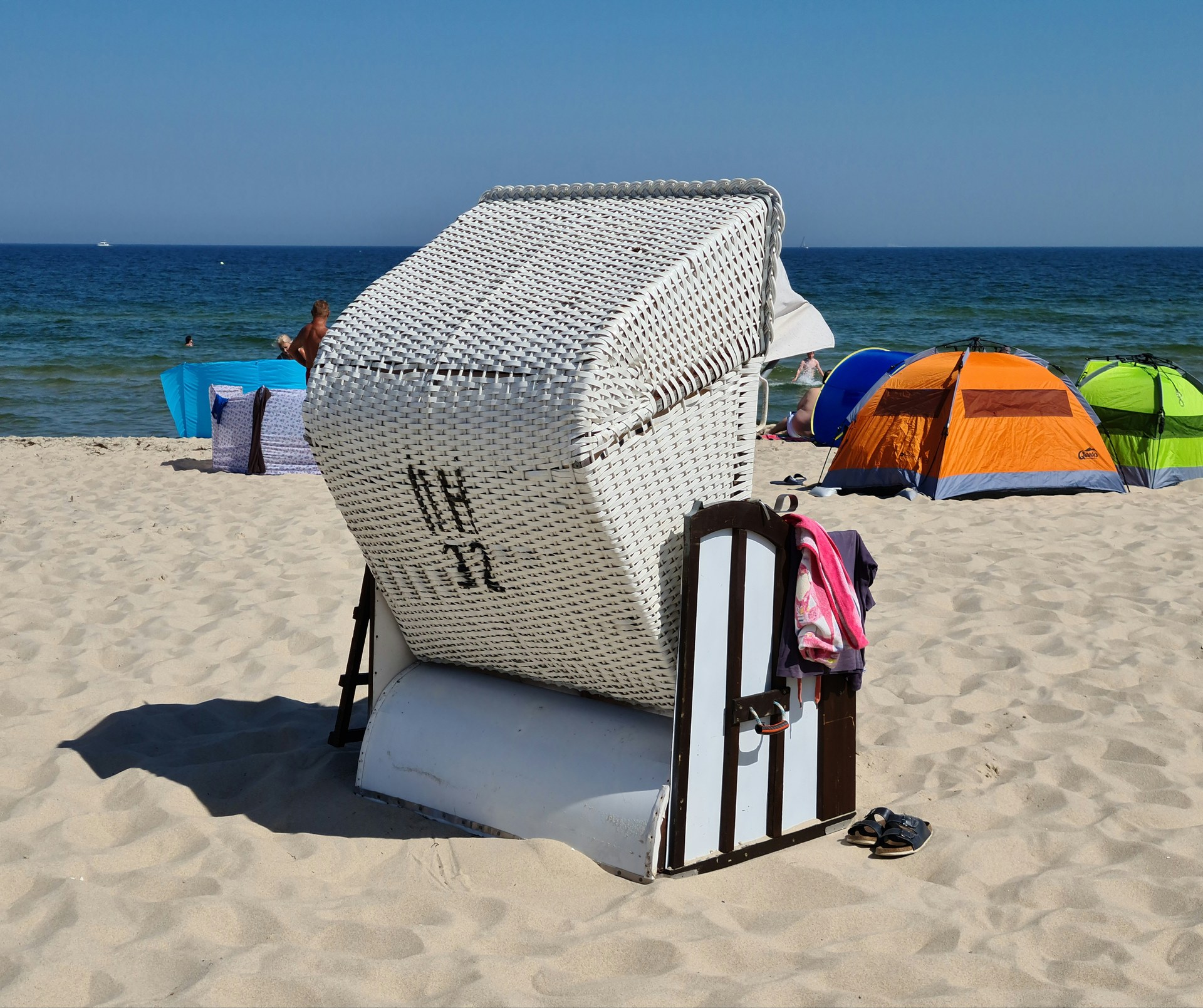 Strandkorb am Nordstrand · Ferienwohnung Tintenfisch