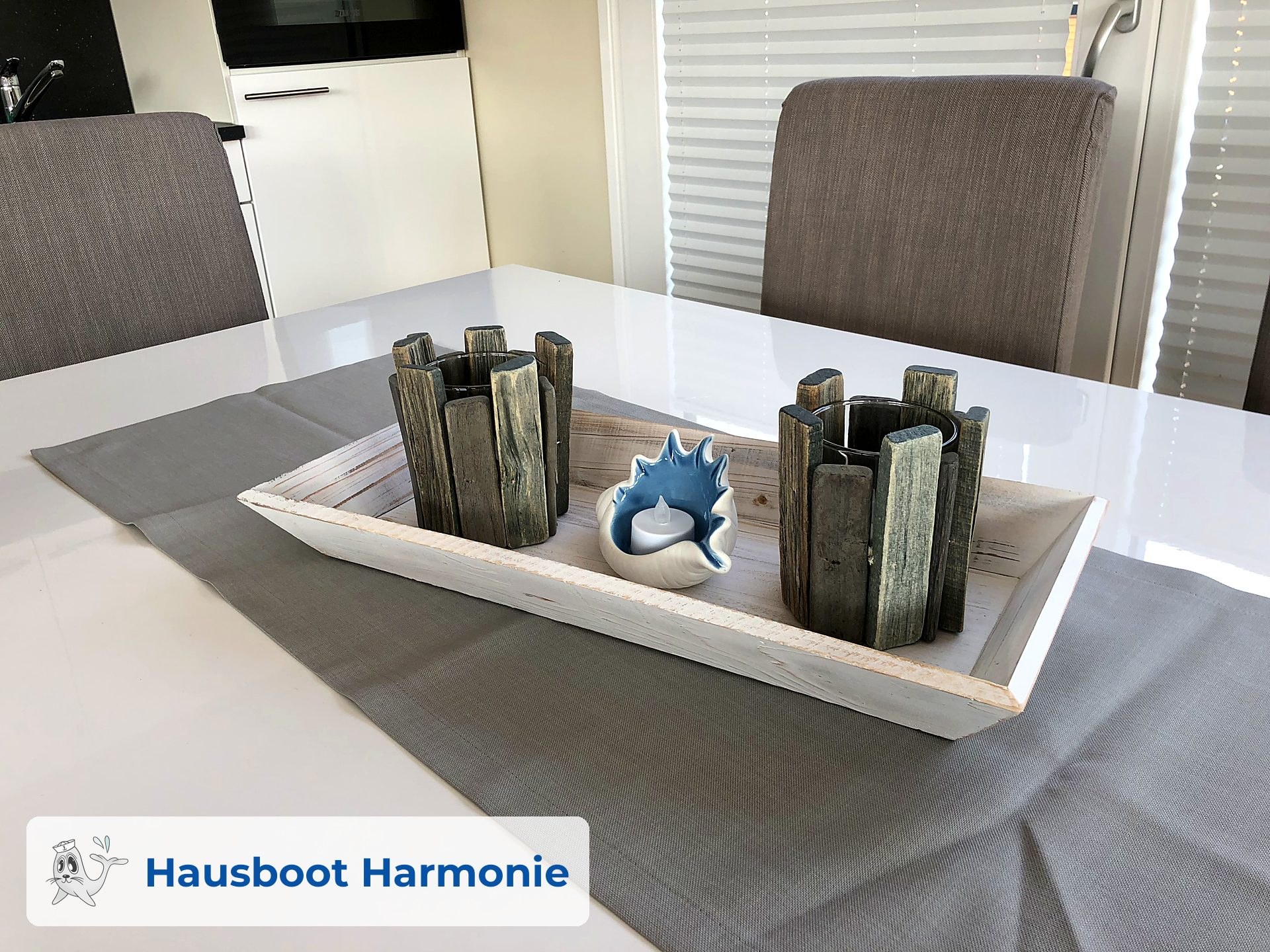 Esstisch Deko · Hausboot Harmonie