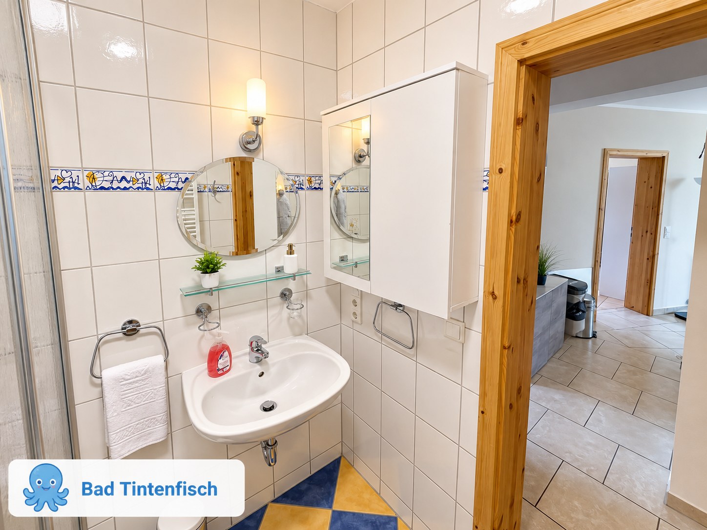 Bad · Ferienwohnung Tintenfisch