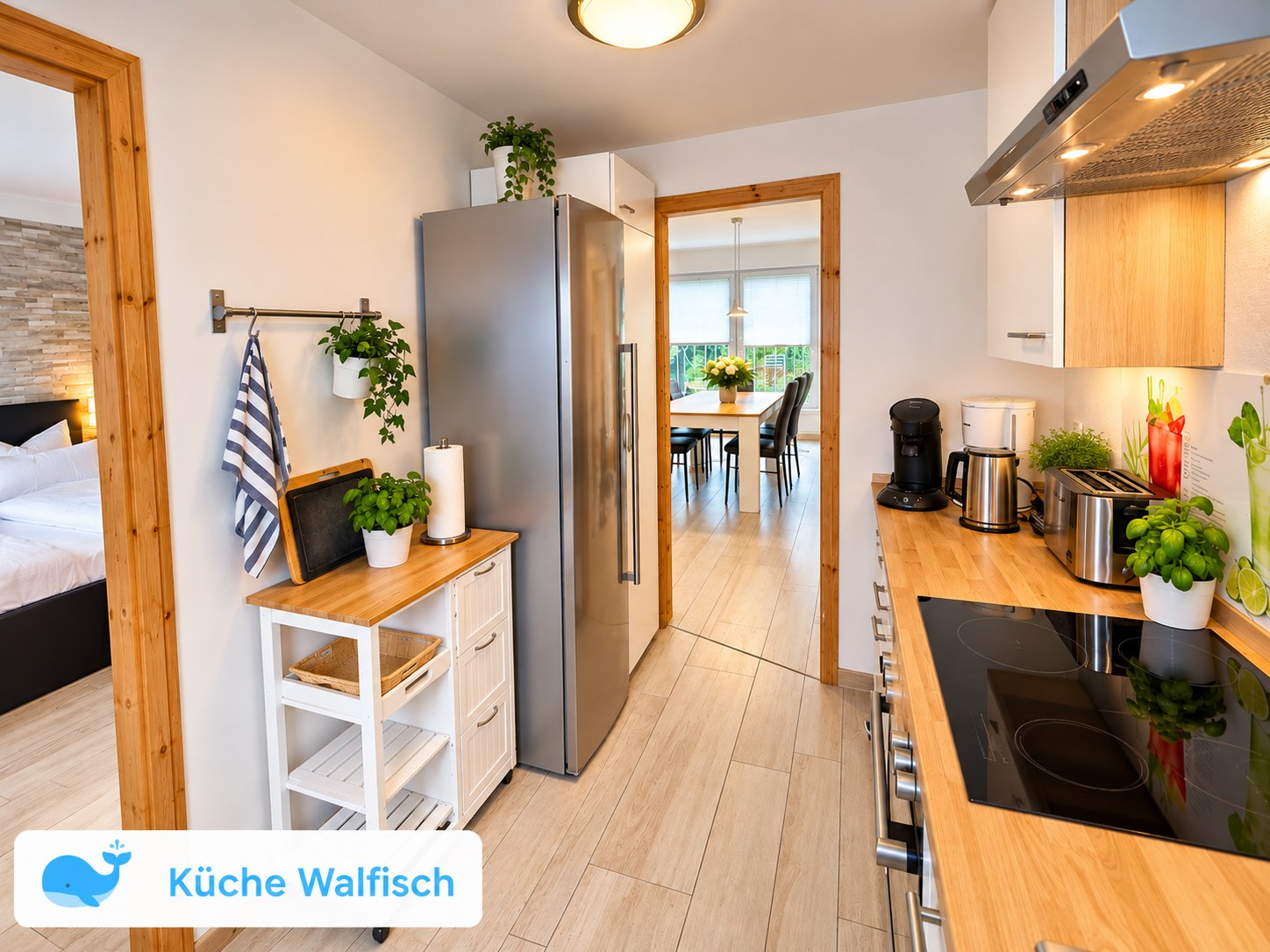 Küche · Apartment Walfisch