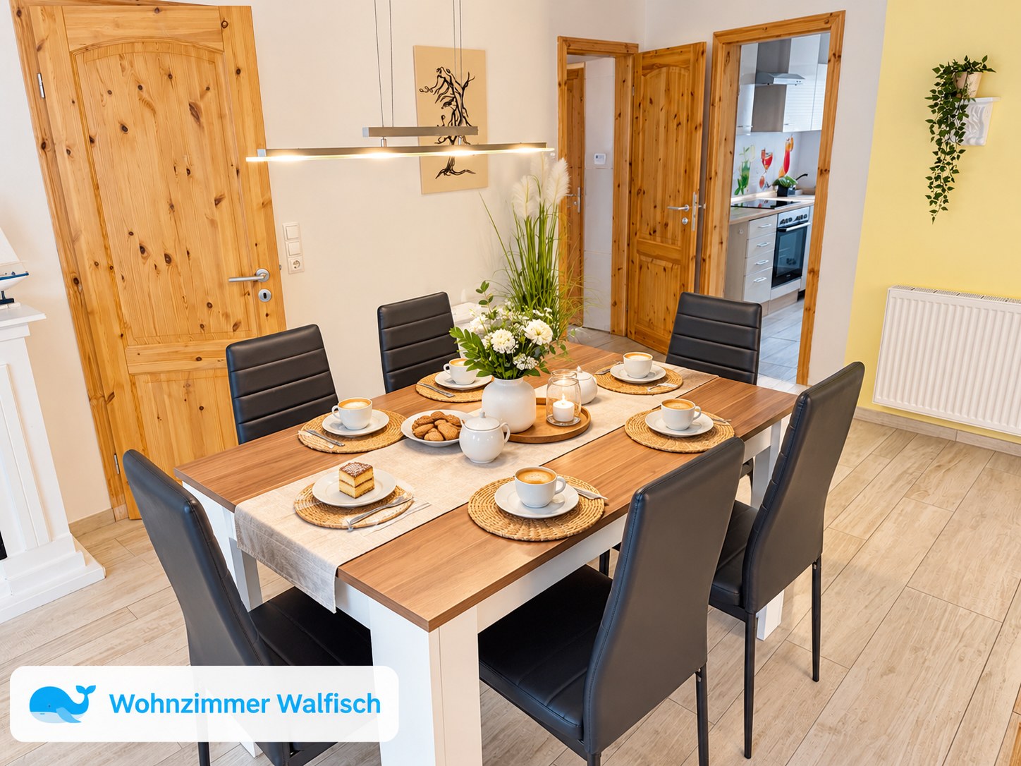 Wohnzimmer · Apartment Walfisch