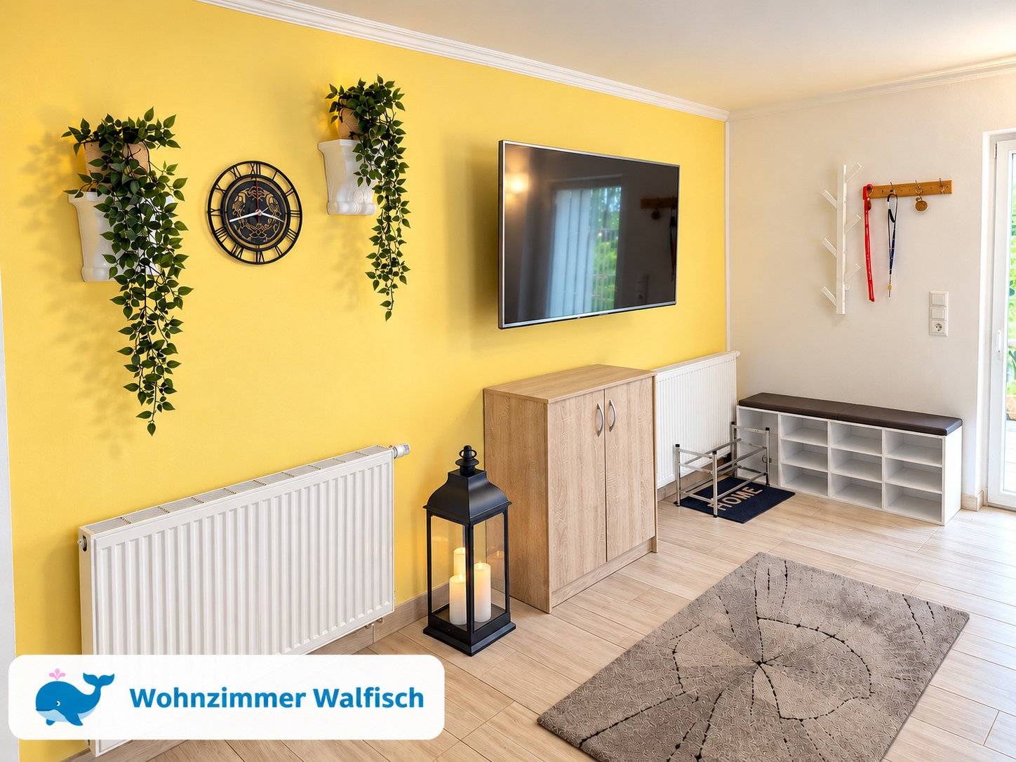 Wohnzimmer · Apartment Walfisch